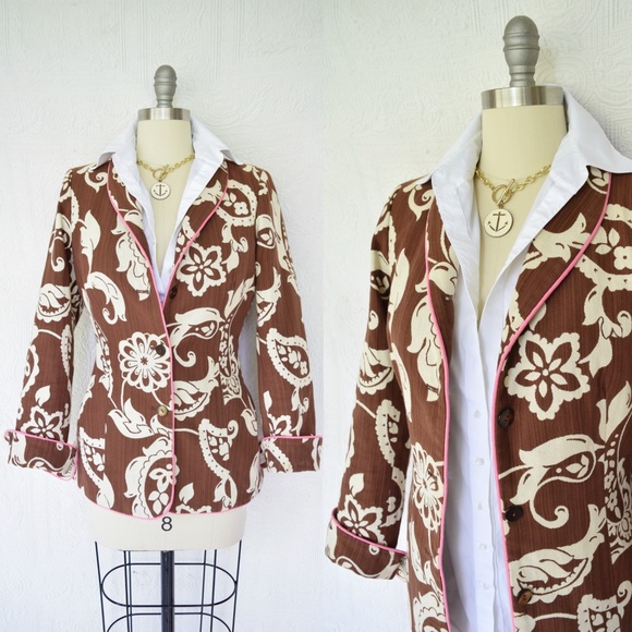 J. McLaughlin Jackets & Blazers - J. McLaughlin tapestry paisley dress Blazer jacket